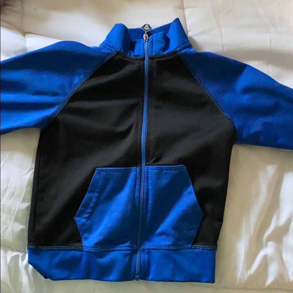Blue and black light weight jacket